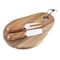 Final Touch Final Touch 7 in. L X 7.5 in. W X 1.6 in. Acacia Wood Cheese Board with Slicer FTA7081 - alternate 2